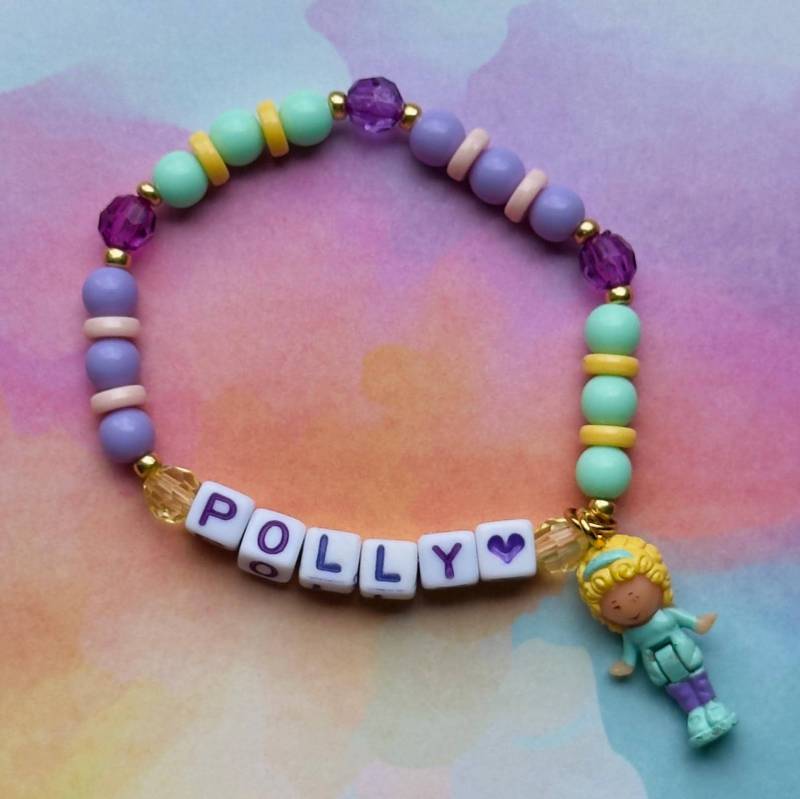 Polly Pocket Armband Mit Herz von BraceletCoffeeClub