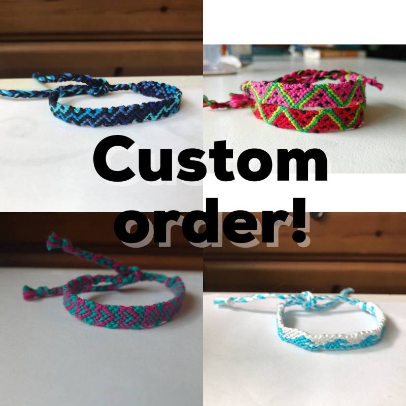 Sonderanfertigungen | Freundschaftsarmbänder Handgefertigt Sonderanfertigungen | Freundschaftsarmbänder Handgefertigt von BraceletsbyLizard