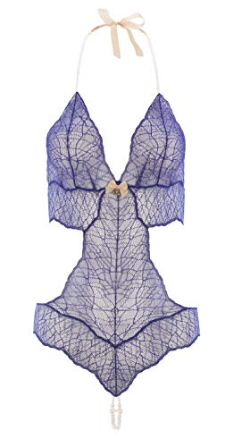 Bracli 2052 Perlenbody SYDNEY (zweireihig) S, M, L in 4 Farben Größe L, Farbe Blau von Bracli