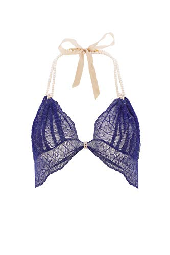 Bracli 2080 Perlen BH SYDNEY Größe S, M, L in 4 Farben Größe L, Farbe Blau von Bracli
