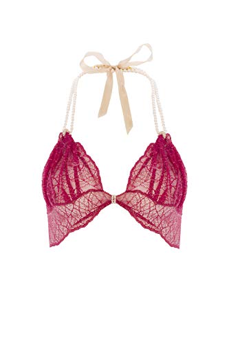 Bracli 2080 Perlen BH SYDNEY Größe S, M, L in 4 Farben Größe S, Farbe rot von Bracli