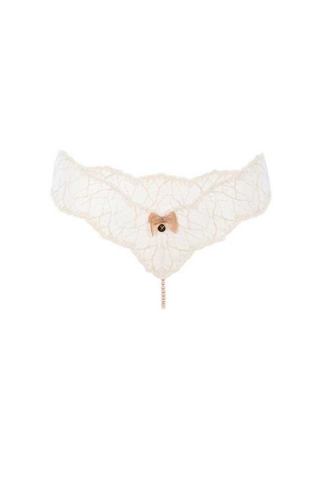 Bracli String-Ouvert Bracli Sydney SINGLE Perlenstring creme M mit zarter Spitze von Bracli