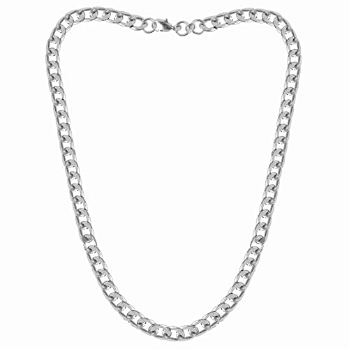 Brado Jewellery Versilberte Edelstahlkette für Jungen und Herren, Platin, kein Edelstein Brado Jewellery Versilberte Edelstahlkette für Jungen und Herren, Platin, kein Edelstein von Brado Jewellery