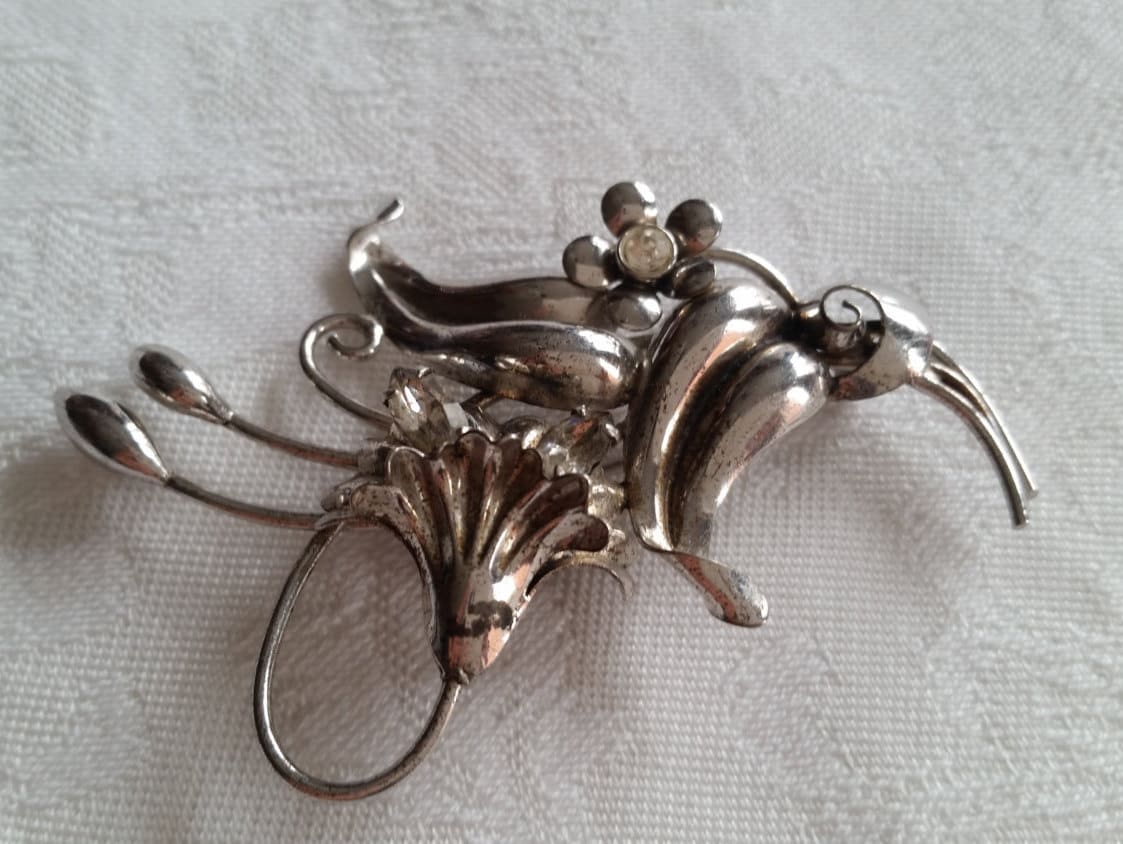 Bond Boyd Canada Vintage Sterling Brosche Mit Klaren Strasssteinen Bond Boyd Canada Vintage Sterling Brosche Mit Klaren Strasssteinen von BragsAndRelics