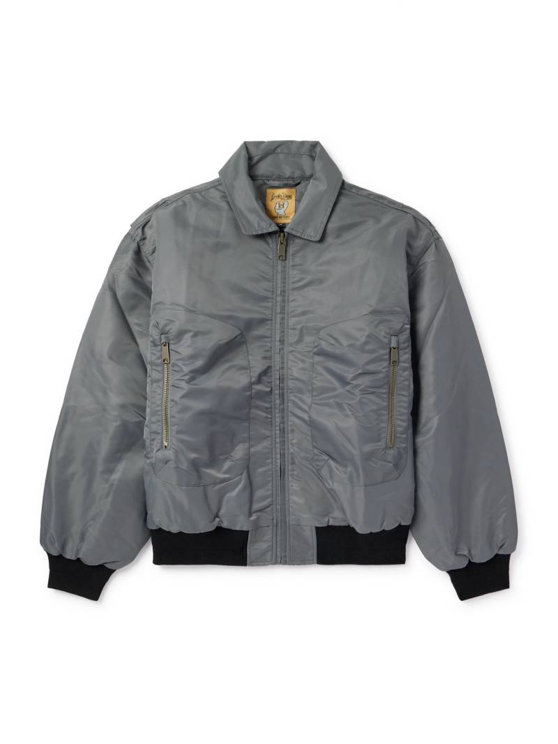 Brain Dead - 3D Shell Bomber Jacket - Men - Gray - XL von Brain Dead