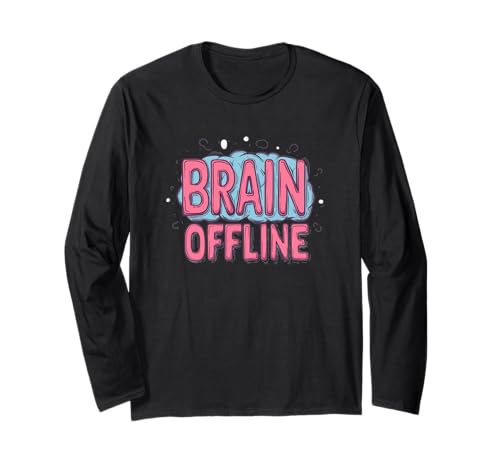 Brain Offline Designregeln mit Chill Fun für Jungen und Mädchen Langarmshirt von Brain Offline Outfit