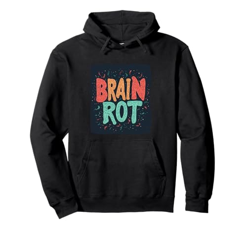 Lustiges Hirnrotemblem für Erwachsene und Kinder Pullover Hoodie Lustiges Hirnrotemblem für Erwachsene und Kinder Pullover Hoodie von Brain Rot Speech