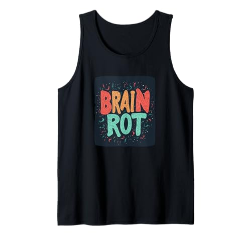 Lustiges Hirnrotemblem für Erwachsene und Kinder Tank Top Lustiges Hirnrotemblem für Erwachsene und Kinder Tank Top von Brain Rot Speech