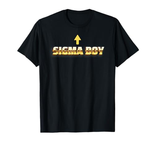 Sigma Boy Meme mit dem Pfeil nach oben auf das echte Sigma T-Shirt Sigma Boy Meme mit dem Pfeil nach oben auf das echte Sigma T-Shirt von Brain Rot