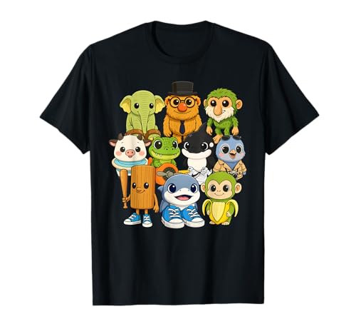Niedliche Gehirnrot-Babytiere AI generiert entzückende Kinder Meme T-Shirt Niedliche Gehirnrot-Babytiere AI generiert entzückende Kinder Meme T-Shirt von Brainrot Cute Baby AI