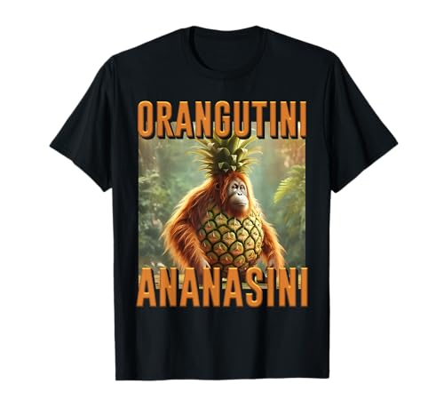 Italienischer Brainrot Charakter Orangutini Ananasini Kids Meme T-Shirt Italienischer Brainrot Charakter Orangutini Ananasini Kids Meme T-Shirt von Brainrot Italian AI Monster