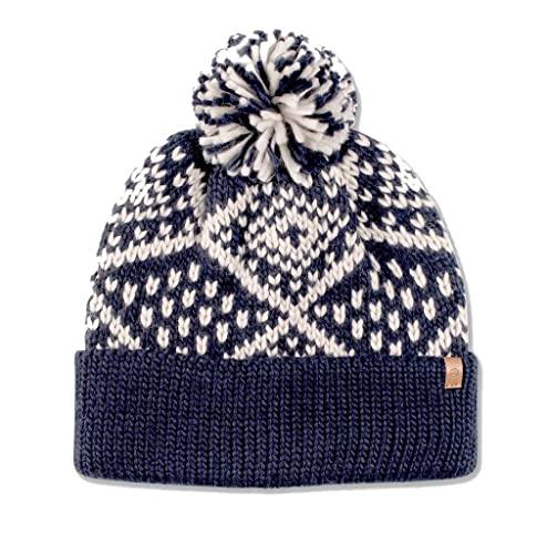 Brakeburn Mütze mit Bommel Norwegermuster Unisex Einheitsgröße weich Bommelmütze Wintermütze von Brakeburn