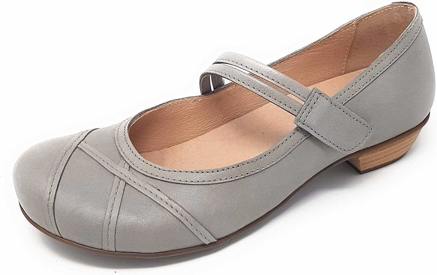 female Spangenpumps grau 38 von Brako