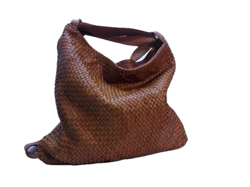 Brakumi Echtledertaschen Frau Einkaufstasche Rucksack Schulter Weiche Große Transformierbare Tagesrucksack Vintage Vintage Arbeit PC-Tasche Schwarz Outlet (marrone2) von Brakumi