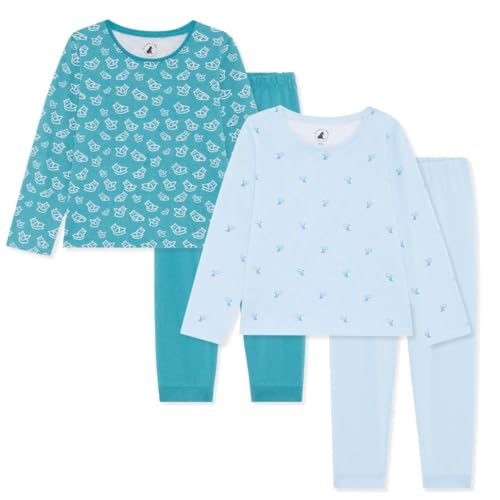 Bramble & Bear (2er-Pack) Langarm-Pyjamas für Kinder und Kleinkinder – sanftes Pyjama-Set aus Bio-Baumwolle für Kinder im Alter von 2 bis 10 Jahren – bequeme, gemütliche, weiche Unisex Schlafanzüge von Bramble & Bear