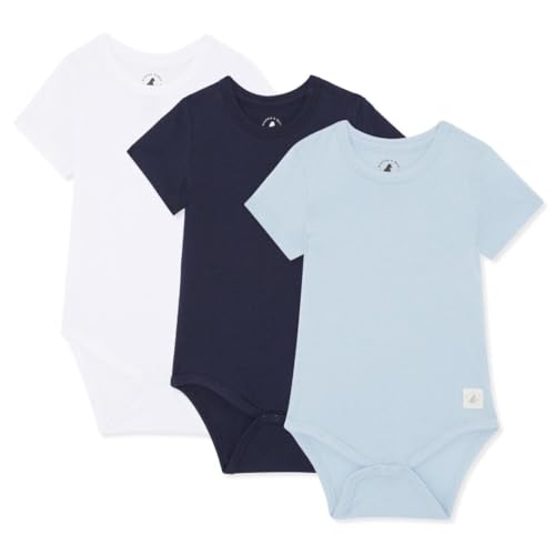 Bramble & Bear (3er-Pack) kurzärmelige Baby-Westen – Unisex Baby-Westen aus Bio-Baumwolle für 0 bis 3 Jahre – bequeme Baby-Bodys für Jungen und Mädchen – weich, gemütlich, süß von Bramble & Bear