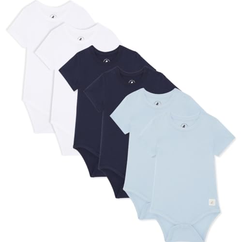 Bramble & Bear (3/6er-Pack kurzärmelige Baby-Bodys – Unisex Baby-Bodys aus Bio-Baumwolle für 0 bis 3 Jahre von Bramble & Bear