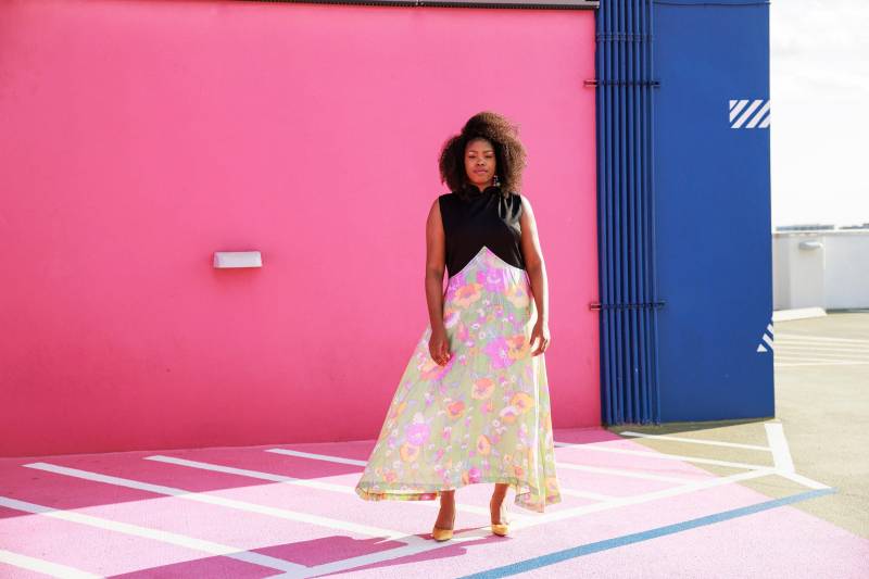 60Er Jahre Hippie Kleid Vintage Maxi Grün Print Frühlingskleid von BranchesVintage