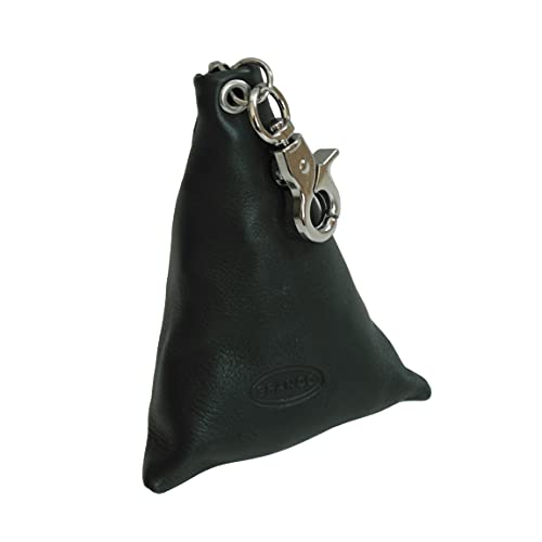 Branco Leder - feine Leder Schlüsseltasche Schlüsselmappe Schlüsselbeutel Schlüsselringe mit Karabiner - präsentiert von ZMOKA® (Grün) von Branco