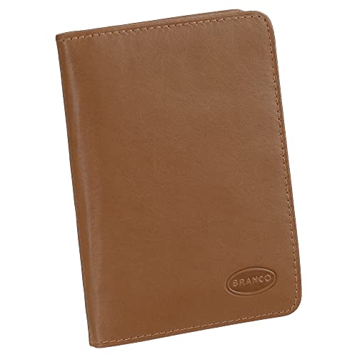 Branco Leder Ausweisetui Ausweishülle Kreditkartenetui Ausweismappe Kartenetui KFZ Mappe Etui Farbe Natur von Branco