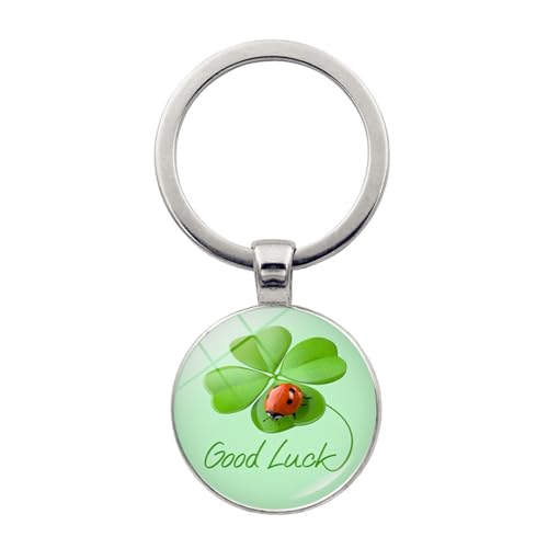 Brand-gangdiude Lucky Four Leaf Clover Kristallglas Schlüsselanhänger Accessoire Brand-gangdiude Lucky Four Leaf Clover Kristallglas Schlüsselanhänger Accessoire von Brand-gangdiude