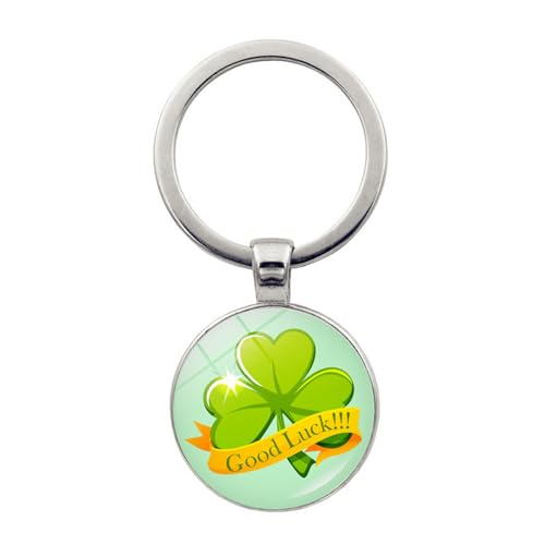 Brand-gangdiude Lucky Four Leaf Clover Kristallglas Schlüsselanhänger Accessoire Brand-gangdiude Lucky Four Leaf Clover Kristallglas Schlüsselanhänger Accessoire von Brand-gangdiude