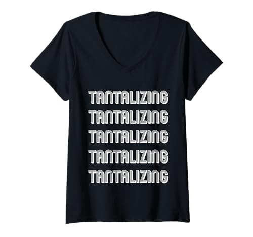 Damen Verlockend T-Shirt mit V-Ausschnitt von Brand: Tantalizing Apparel