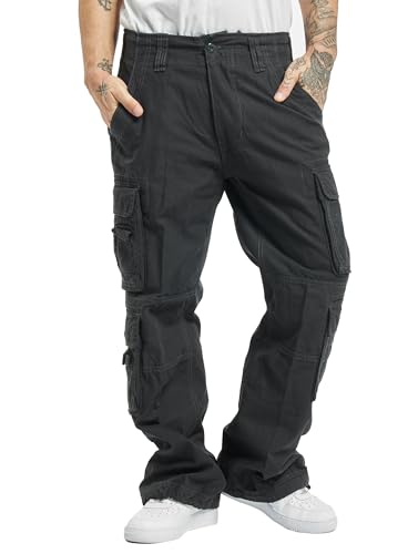 BRANDIT PURE VINTAGE TROUSER CARGOHOSE (Anthrazit),Größe.:3XL von Brandit