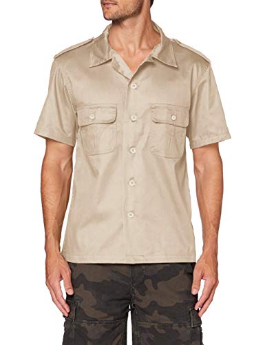 Brandit US Hemd Kurzarm Beige - 5XL von Brandit