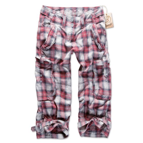 BRANDIT Vanity Damen Pants Shorts 3/4 Hose Red Check S BRANDIT Vanity Damen Pants Shorts 3/4 Hose Red Check S von Brandit