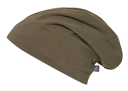 Brandit Beanie Jersey 9167-1-XS/S Uni Oliv (klein) von Brandit