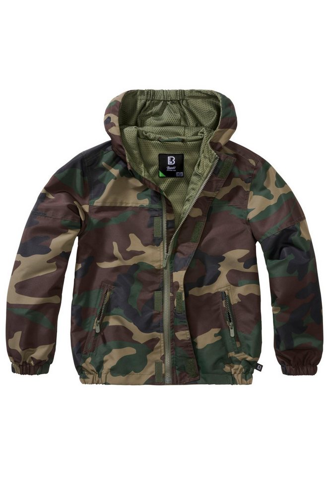 Brandit Allwetterjacke Brandit Herren Kids Summer Windbreaker Frontzip (1-St) von Brandit
