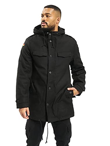 Brandit BW Parka Flag, schwarz, Größe 46 von Brandit