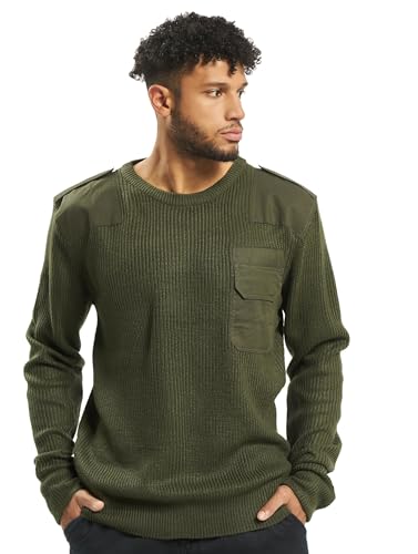 Brandit BW-Pullover - Rundhals, Oliv, Gr.- M/48-50 von Brandit