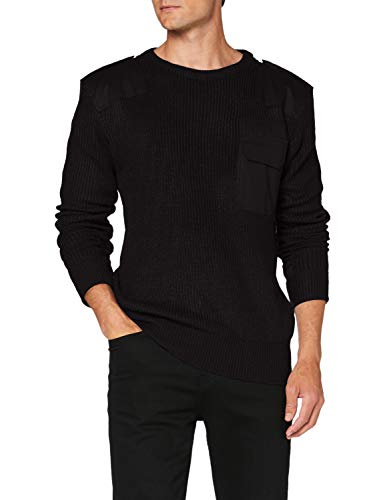 Brandit BW-Pullover - Rundhals, Schwarz, Gr.- 5XL/64 von Brandit