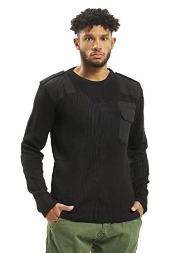 Brandit BW-Pullover - Rundhals, Schwarz, Gr.- 5XL/64 von Brandit