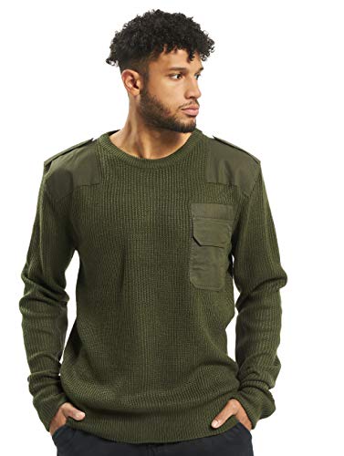 Brandit BW-Pullover - Rundhals - Oliv - Größe 3XL/60 von Brandit