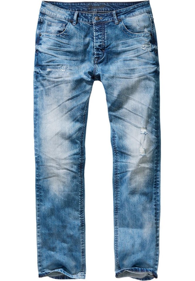 Brandit Bequeme Jeans Brandit Herren Will Washed Denim Jeans (1-tlg) von Brandit