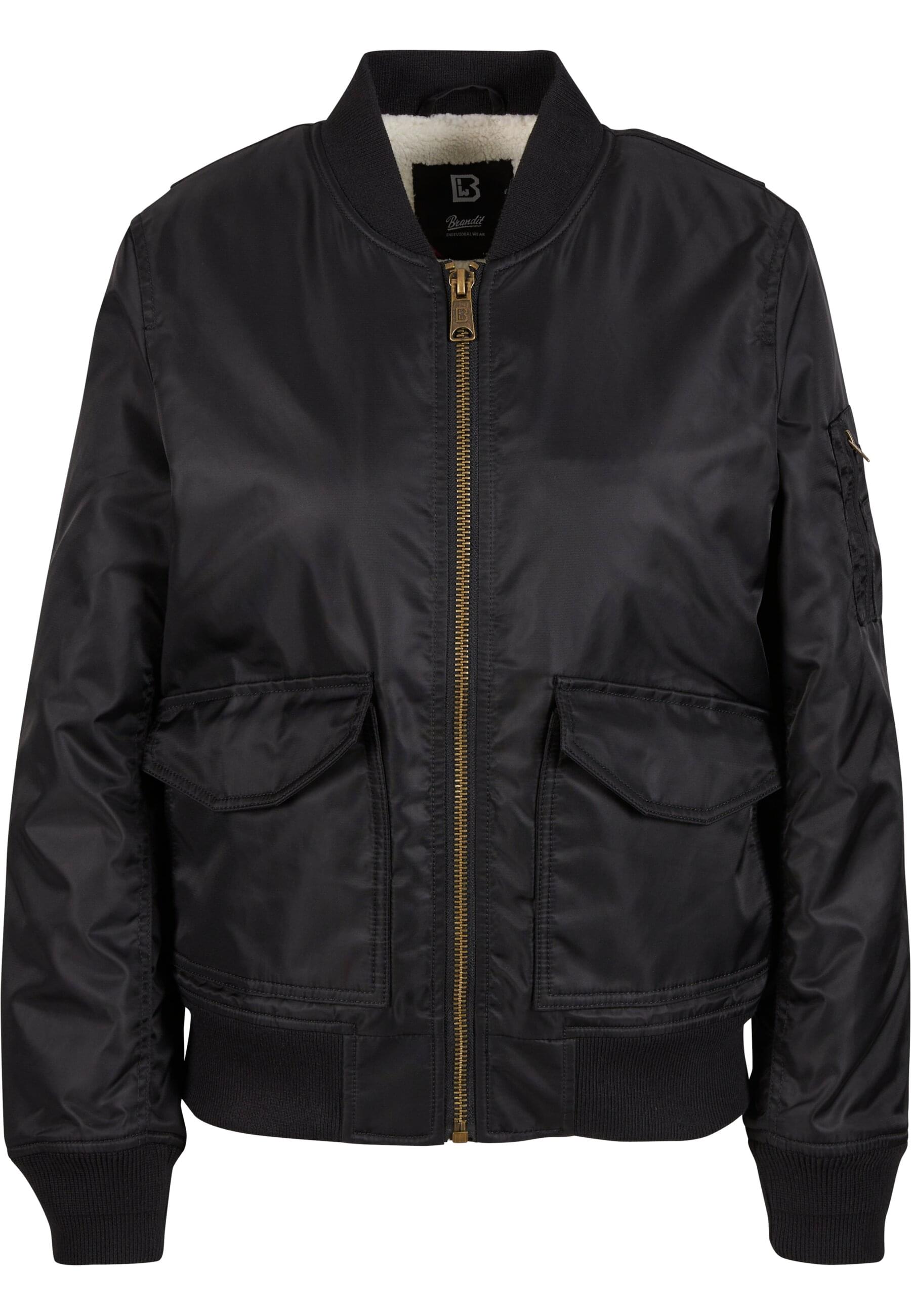 Brandit Bomberjacke "Brandit Brandit Women Sherpa Jacket" 1 Stk. tlg. ohne Kapuze von Brandit
