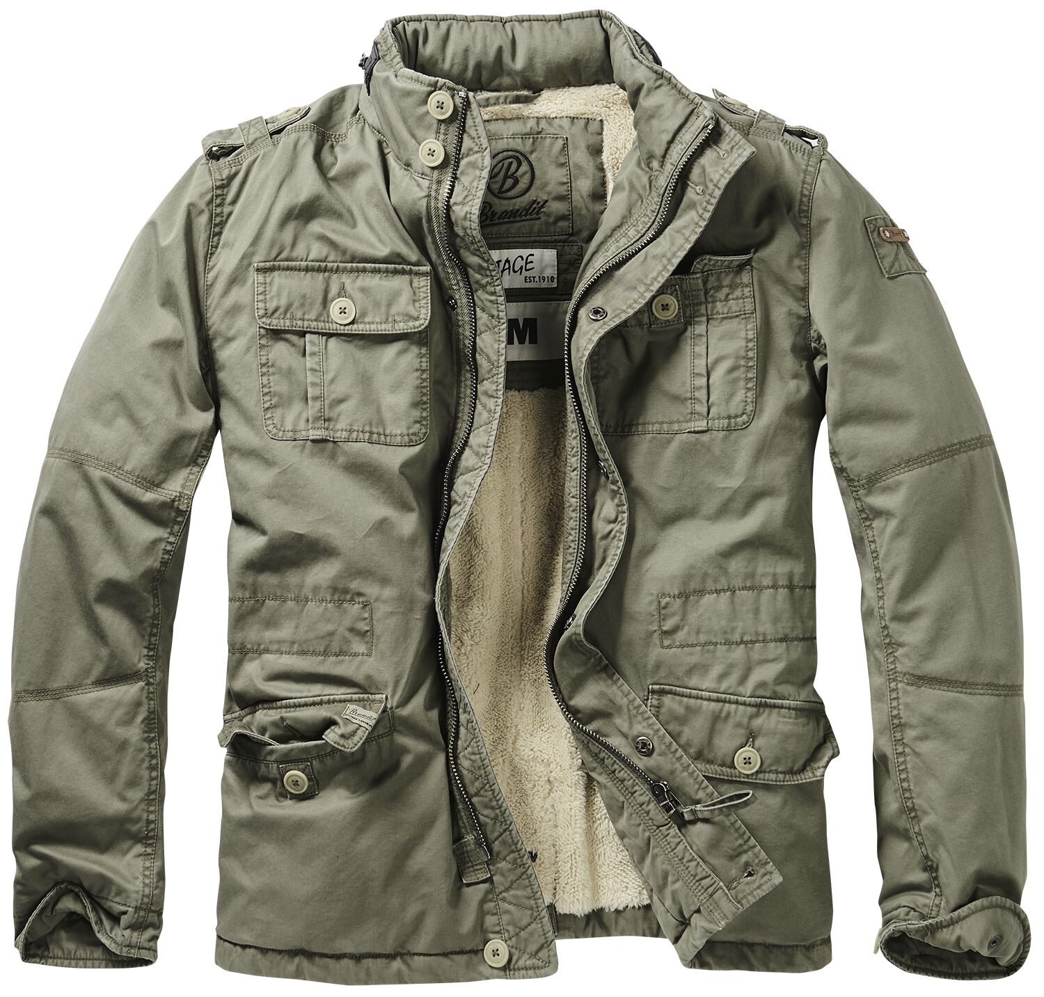 Brandit Britannia Winter Winterjacke oliv in 4XL von Brandit