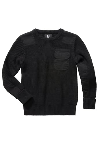 Brandit Kids BW Pullover Black Gr. 146/152 von Brandit