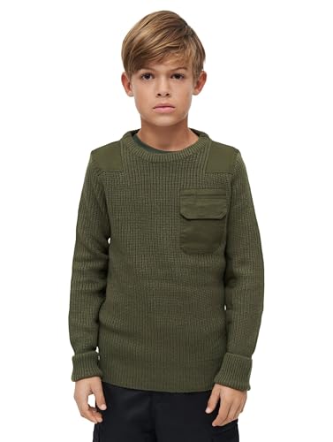 Brandit Kids BW Pullover Olive Gr. 170/176 von Brandit