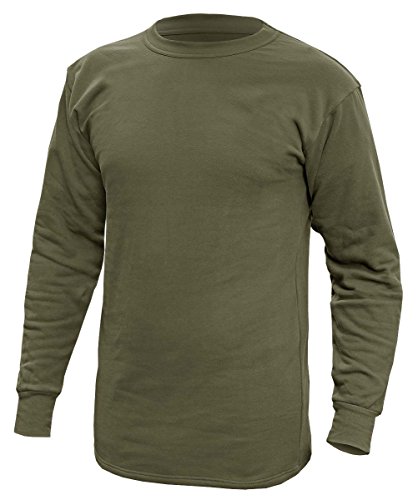Brandit Bundeswehr Unterhemd Winter mit Plüschfutter, Größe:6 (L), Farbe:Oliv von Brandit