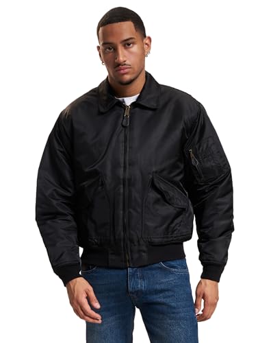 Brandit Herren CWU Jacket Jacke, Schwarz, 4XL von Brandit