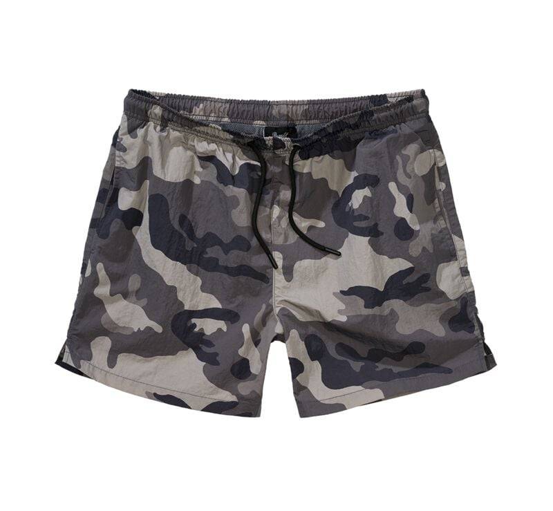 Brandit - Camouflage/Flecktarn Badeshort - Swim Shorts - S bis XXL - für Männer - Größe L - graucamo Brandit - Camouflage/Flecktarn Badeshort - Swim Shorts - S bis XXL - für Männer - Größe L - graucamo von Brandit