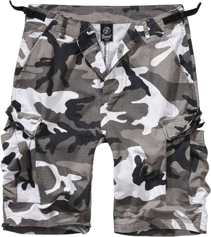Brandit - Camouflage/Flecktarn Short - BDU Ripstop Short - S bis 5XL - für Männer - Größe 4XL - snowcamo von Brandit