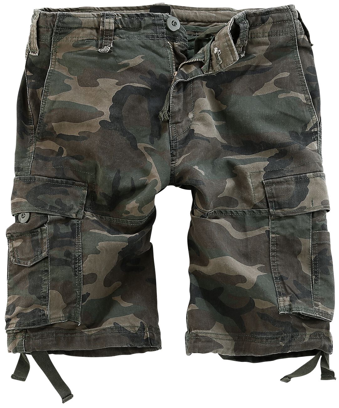 Brandit - Camouflage/Flecktarn Short - Vintage Shorts - S bis XXL - für Männer - Größe M - woodland von Brandit