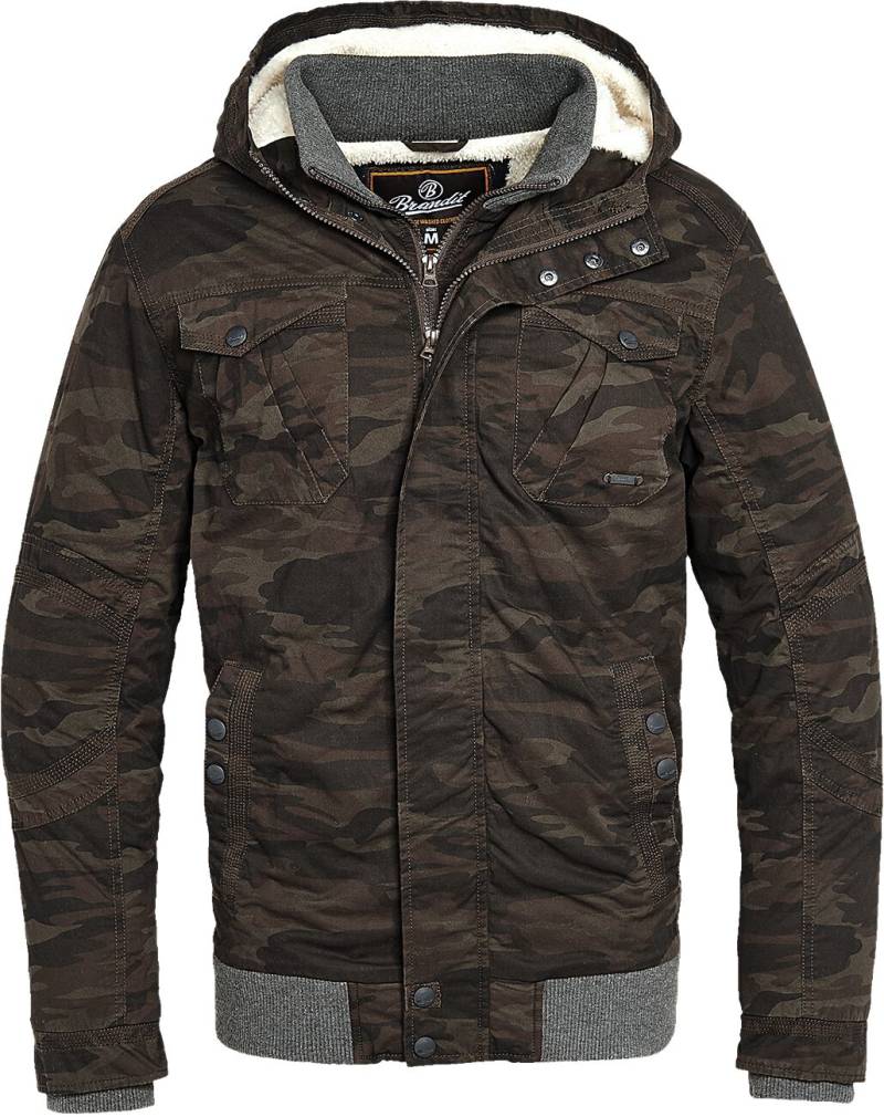 Brandit - Camouflage/Flecktarn Winterjacke - Parkmont Jacket - S - für Männer - Größe S - camouflage Brandit - Camouflage/Flecktarn Winterjacke - Parkmont Jacket - S - für Männer - Größe S - camouflage von Brandit