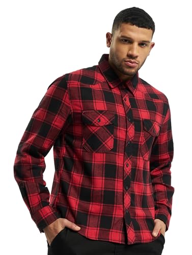 Brandit Check Shirt Herren Baumwoll Hemd XL Red-black Brandit Check Shirt Herren Baumwoll Hemd XL Red-black von Brandit