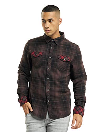 Brandit Checkshirt Duncan Brown-Black XXL von Brandit